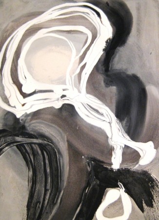 Darks and Whites Abstract Paintings - Nancy Simmons Smith